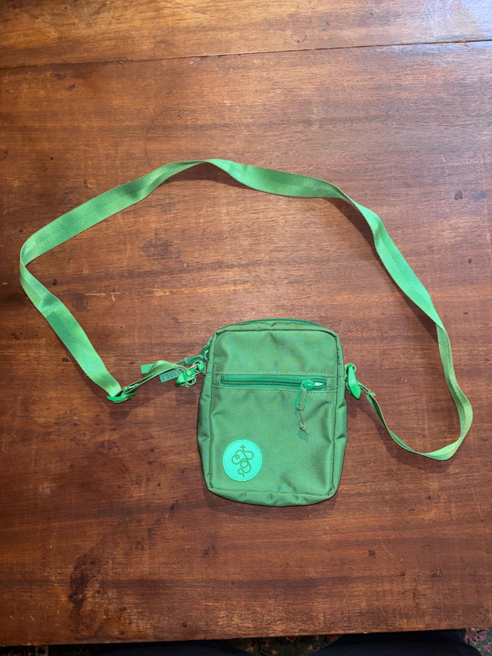 Baboon To The Moon Green Crossbody Shoulder Sling Bag